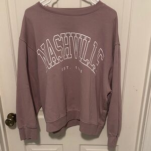 Nashville Graphic Pullover Sweatshirt